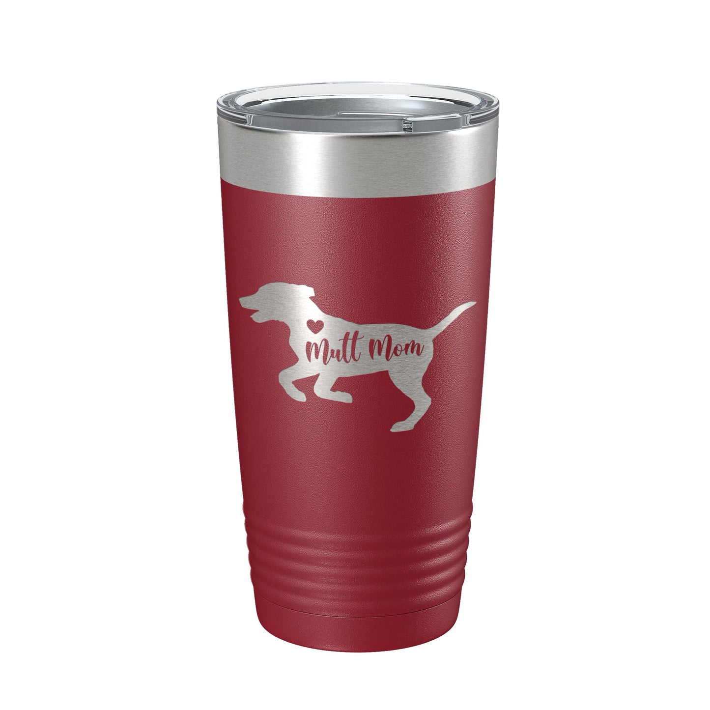 Mutt Mom Tumbler Dog Travel Mug Gift Insulated Laser Engraved Coffee Cup 20 oz-18