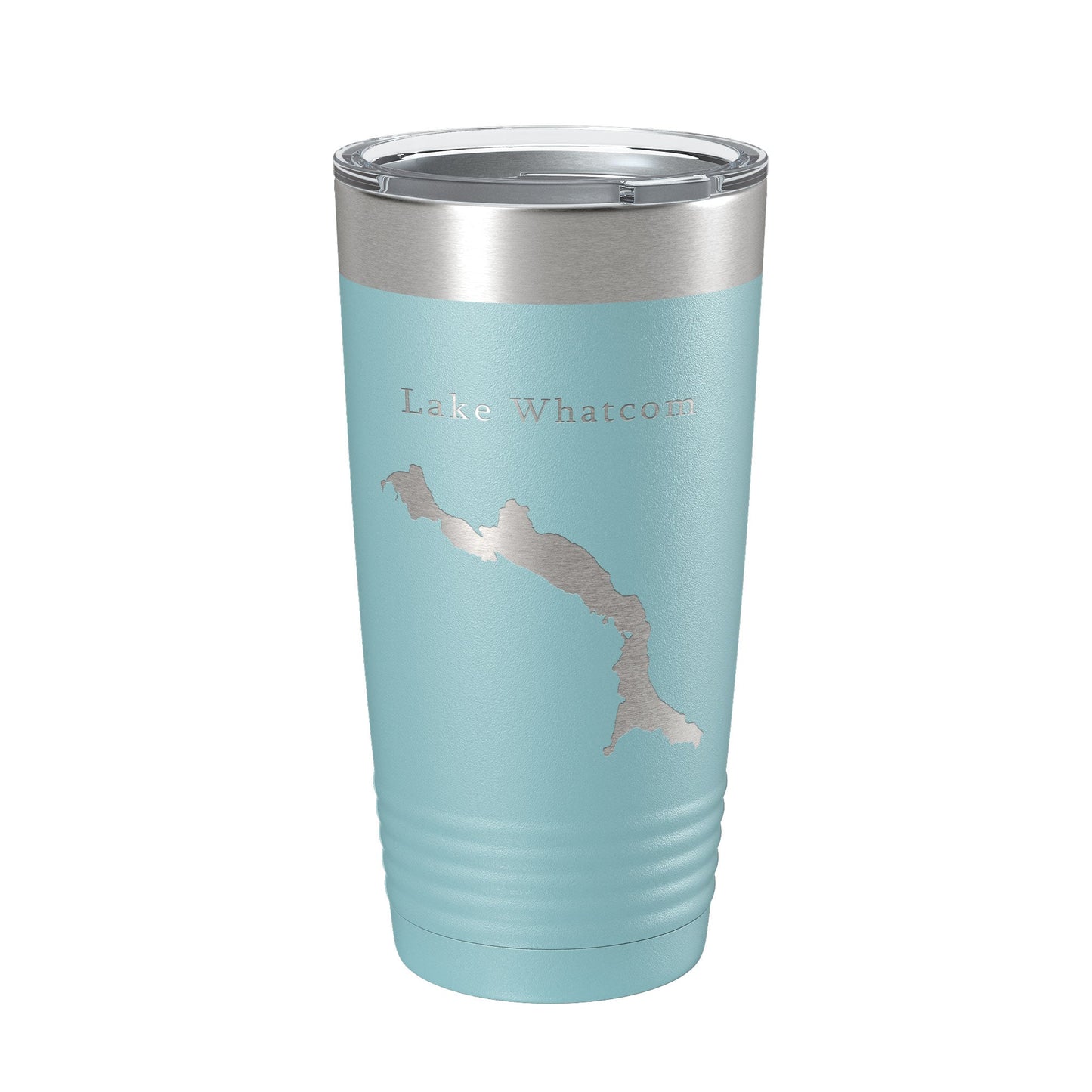 Lake Whatcom Map Tumbler Travel Mug Insulated Laser Engraved Coffee Cup Washington 20 oz-13