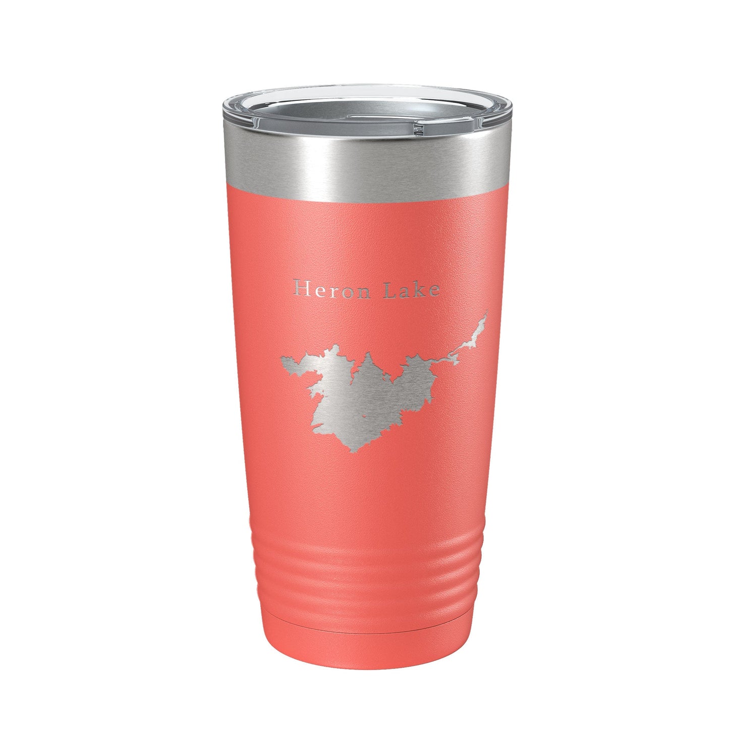 Heron Lake Map Tumbler Travel Mug Insulated Laser Engraved Coffee Cup New Mexico 20 oz-20