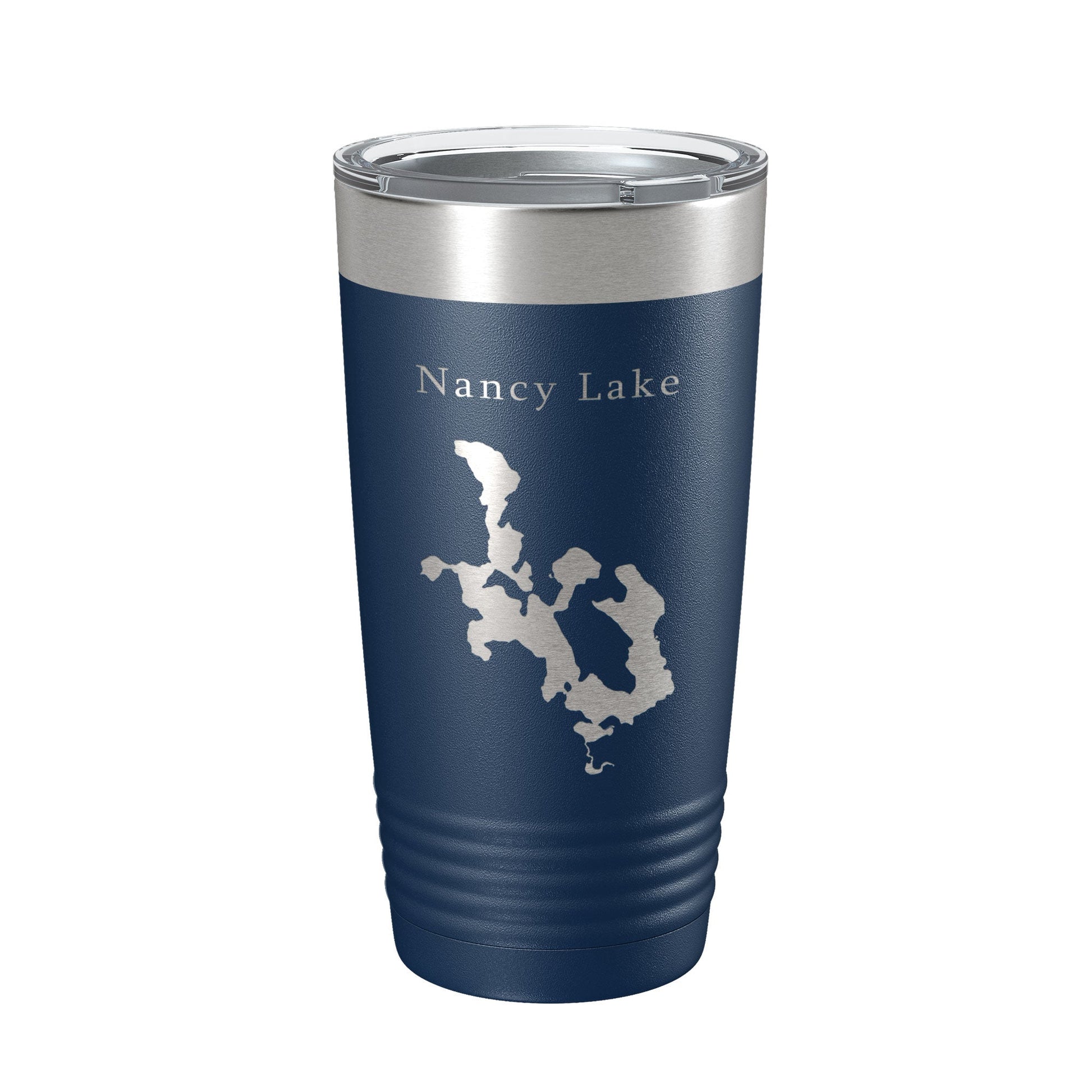Nancy Lake Map Tumbler Travel Mug Insulated Laser Engraved Coffee Cup Alaska 20 oz-2