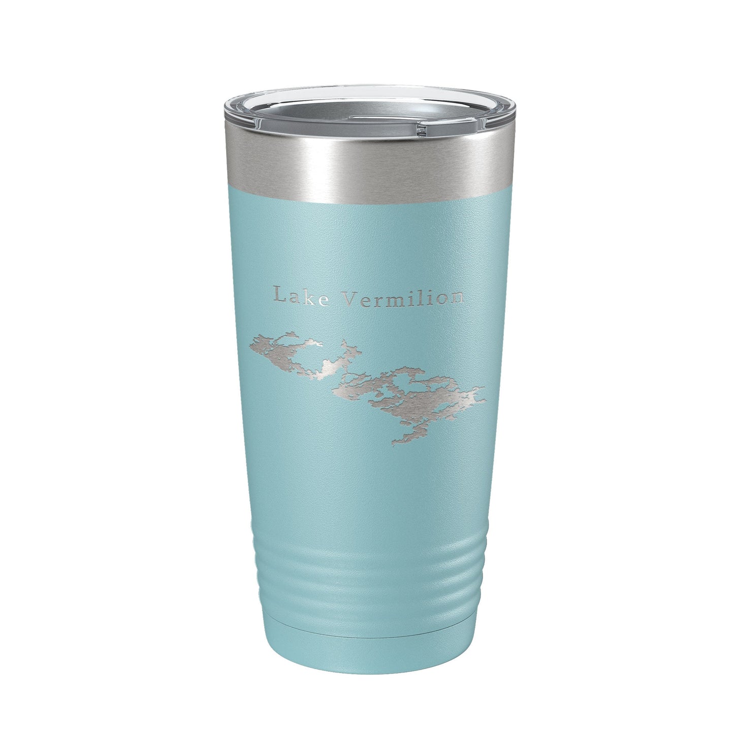 Lake Vermilion Map Tumbler Travel Mug Insulated Laser Engraved Coffee Cup Minnesota 20 oz-13