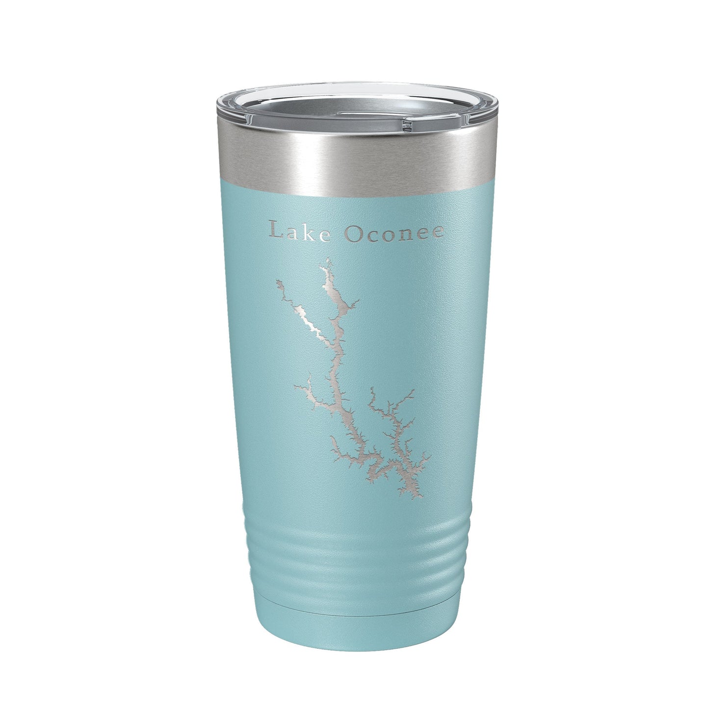 Lake Oconee Map Tumbler Travel Mug Insulated Laser Engraved Coffee Cup Georgia 20 oz-13