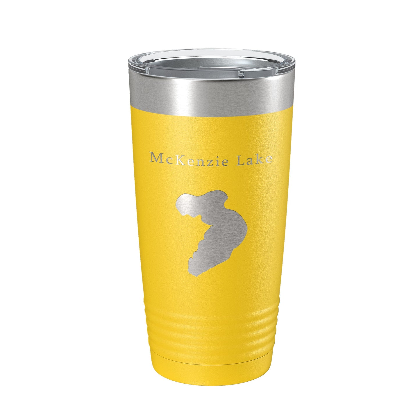 McKenzie Lake Map Tumbler Travel Mug Insulated Laser Engraved Coffee Cup Wisconsin 20 oz-4