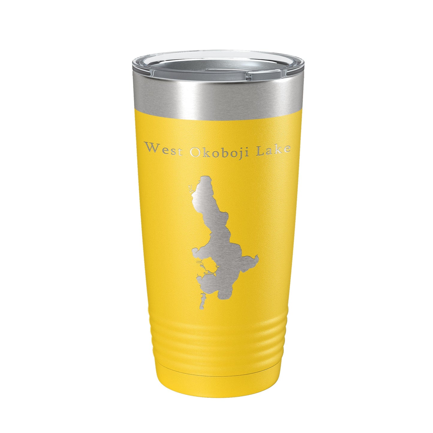 West Okoboji Lake Map Tumbler Travel Mug Insulated Laser Engraved Coffee Cup Iowa 20 oz-4