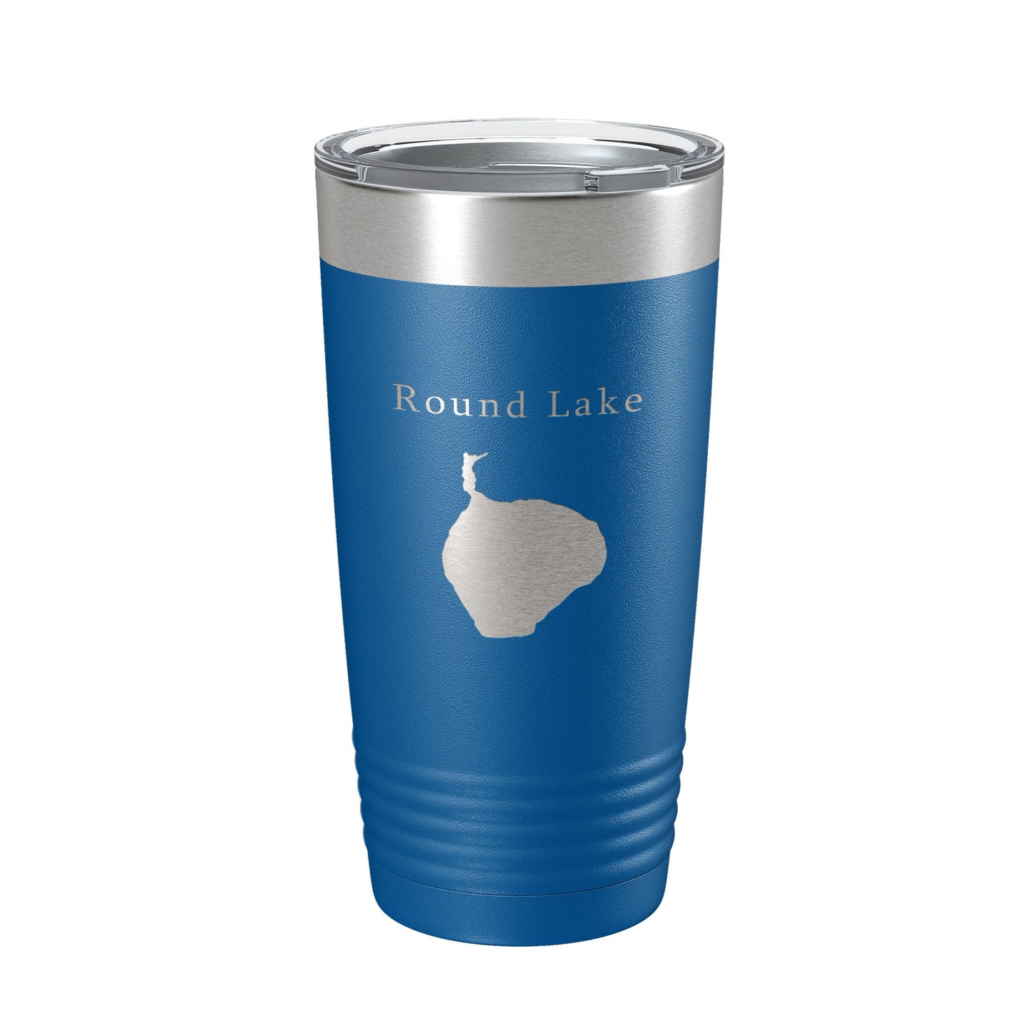 Round Lake Map Tumbler Travel Mug Insulated Laser Engraved Coffee Cup Michigan 20 oz-6