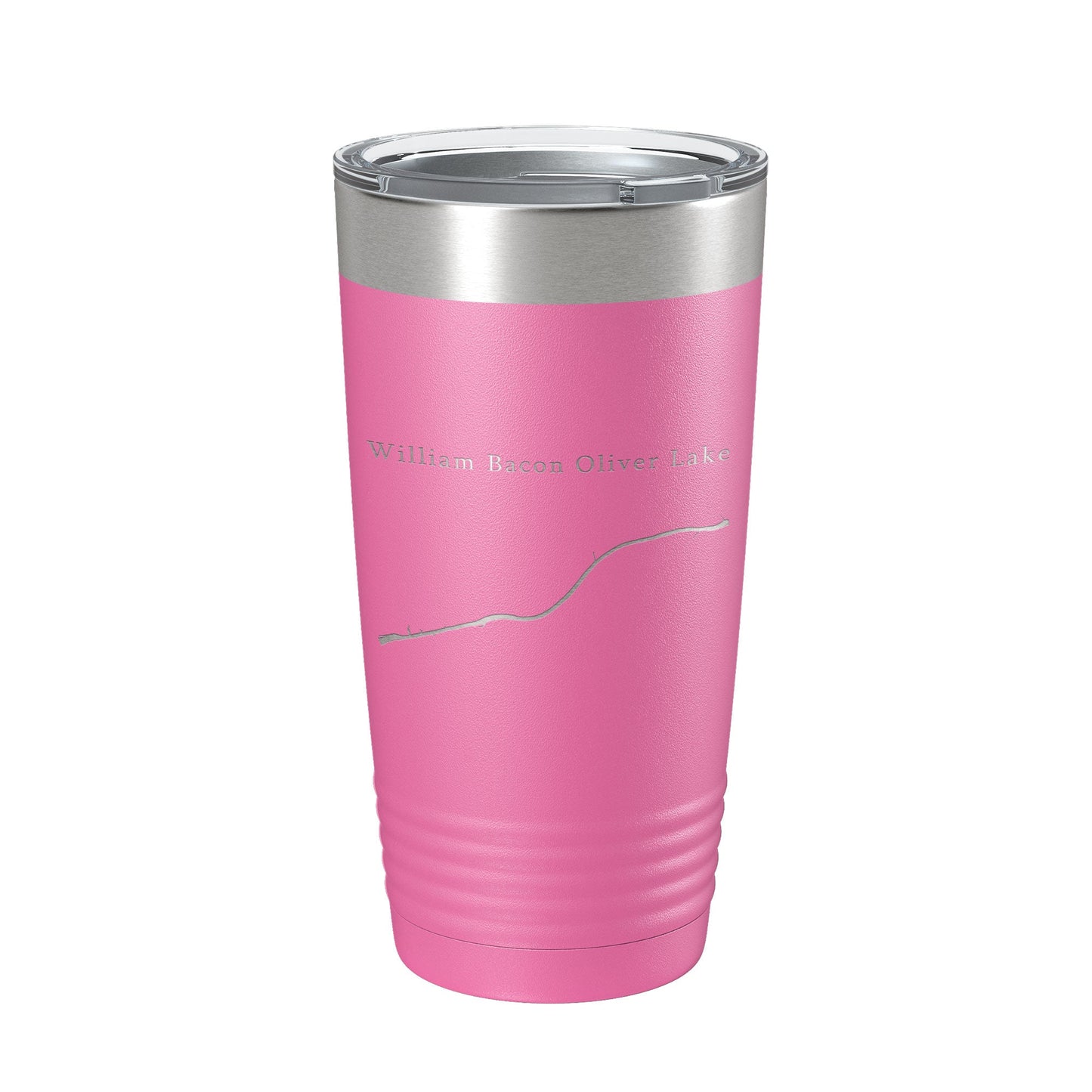 William Bacon Oliver Lake Map Tumbler Travel Mug Insulated Laser Engraved Coffee Cup Tuscaloosa Alabama 20 oz-11