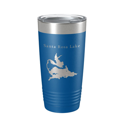 Santa Rosa Lake Map Tumbler Travel Mug Insulated Laser Engraved Coffee Cup New Mexico 20 oz-6