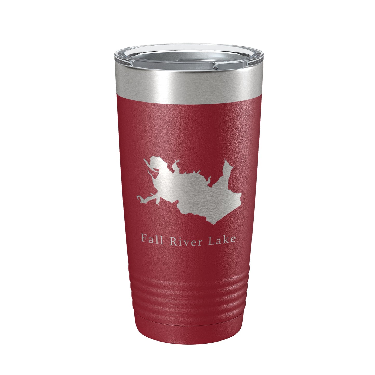 Fall River Lake Map Tumbler Travel Mug Insulated Laser Engraved Coffee Cup Kansas 20 oz-18