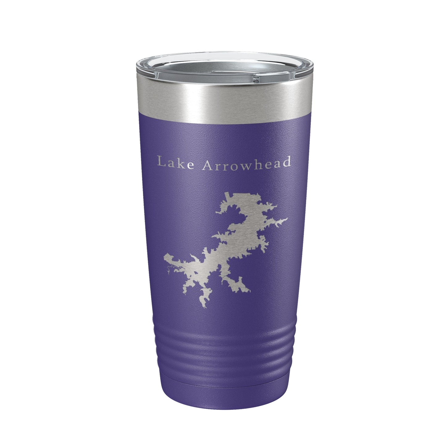 Lake Arrowhead Map Tumbler Travel Mug Insulated Laser Engraved Coffee Cup Texas 20 oz-15