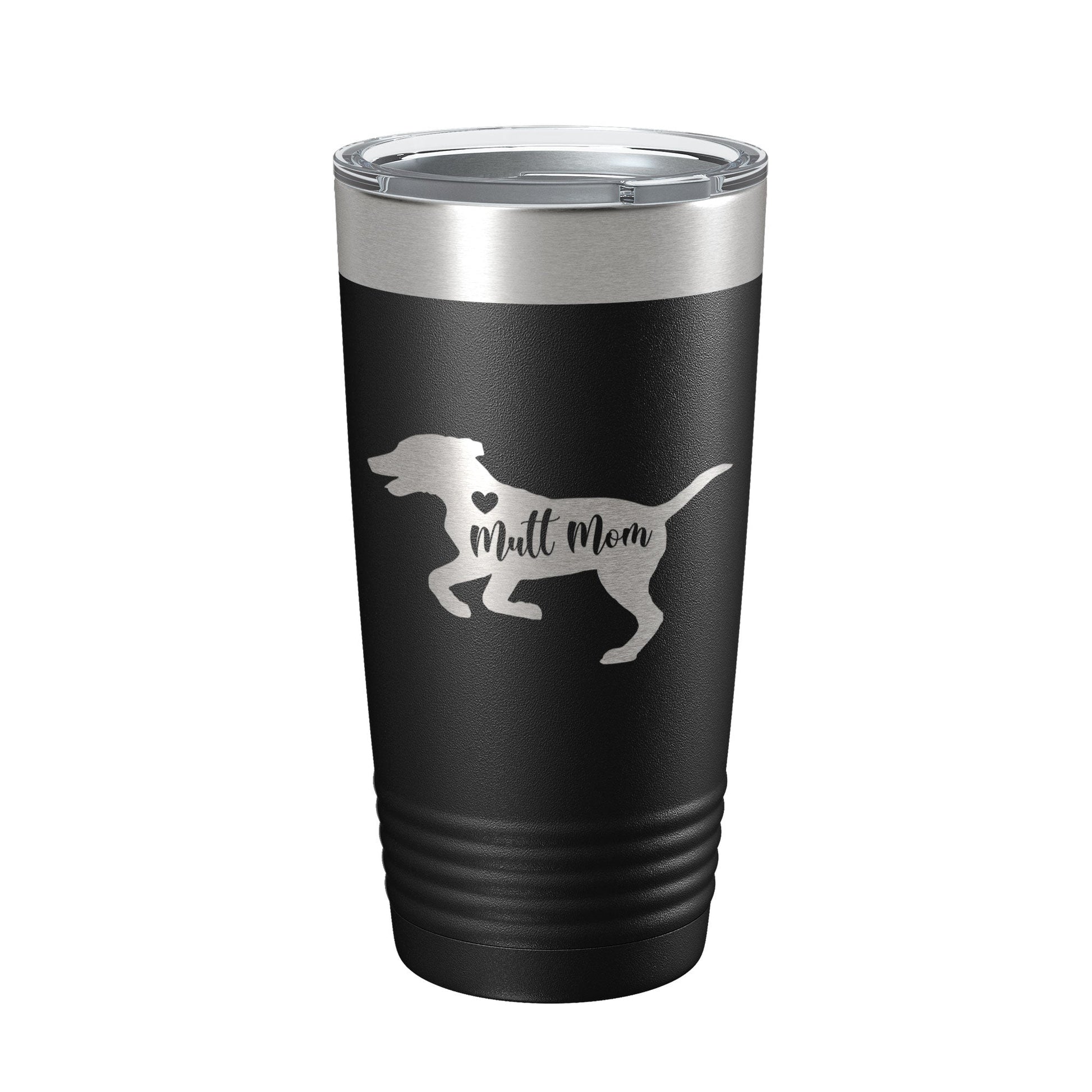 Mutt Mom Tumbler Dog Travel Mug Gift Insulated Laser Engraved Coffee Cup 20 oz-5
