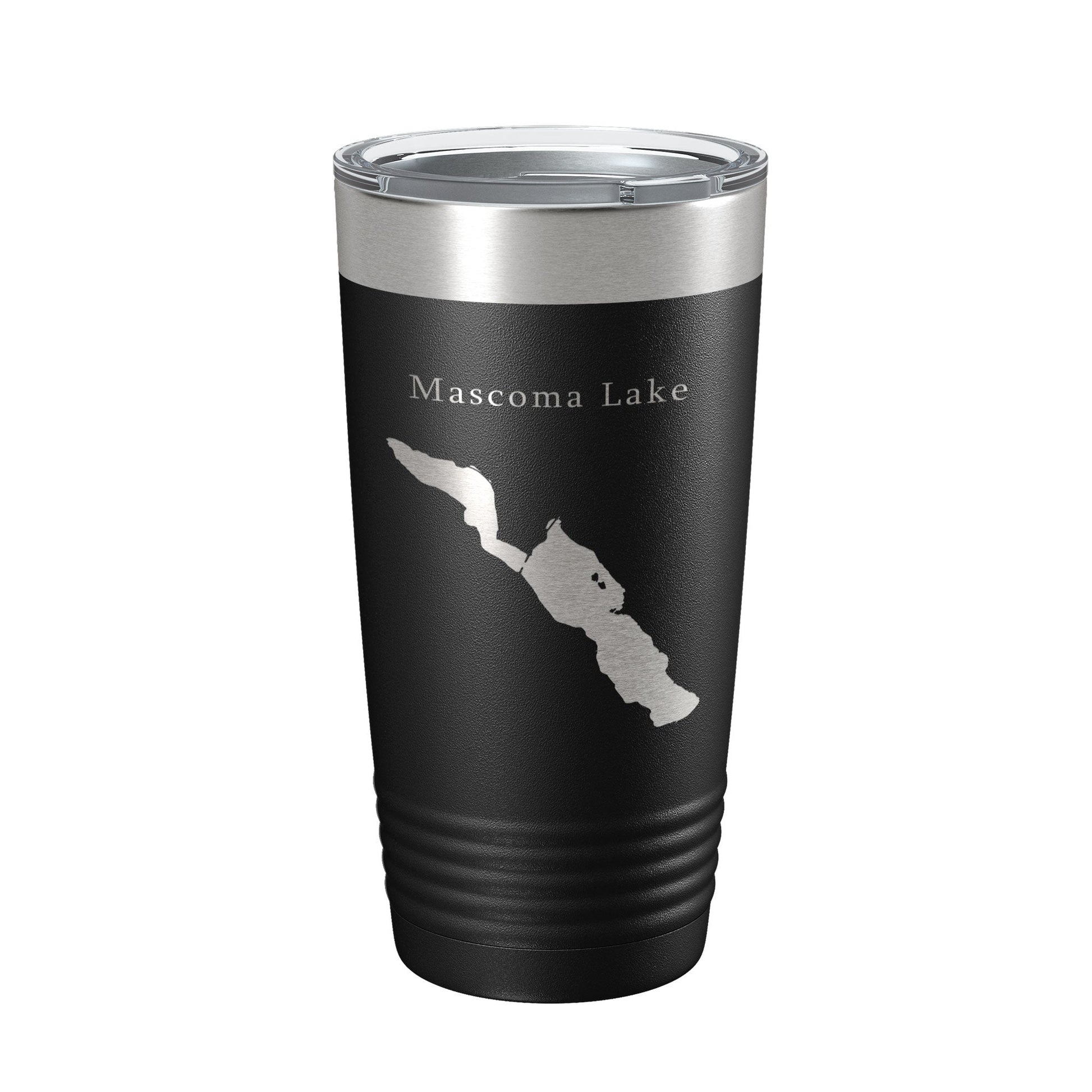 Mascoma Lake Map Tumbler Travel Mug Insulated Laser Engraved Coffee Cup New Hampshire 20 oz-0