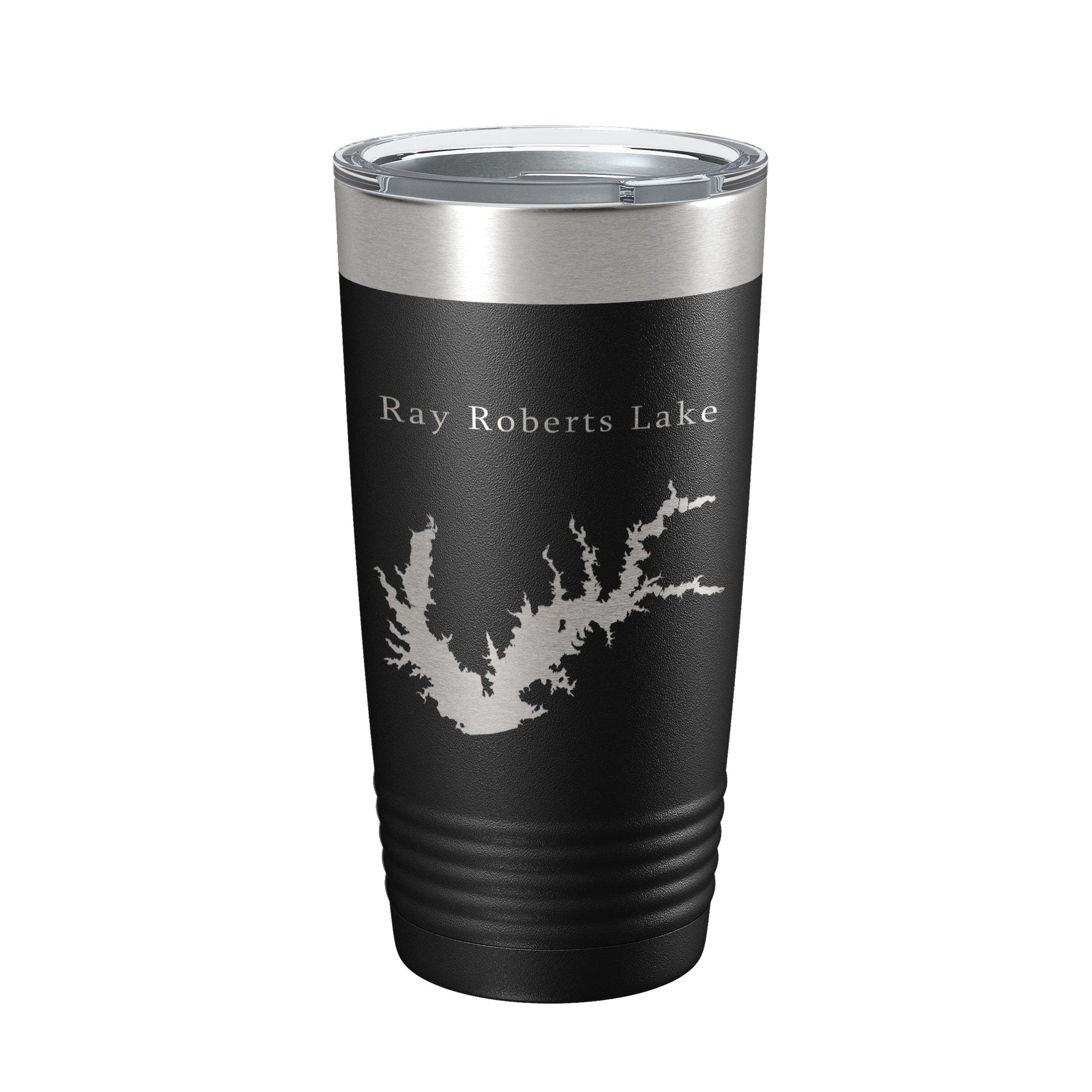 Ray Roberts Lake Map Tumbler Travel Mug Insulated Laser Engraved Coffee Cup Texas 20 oz-5