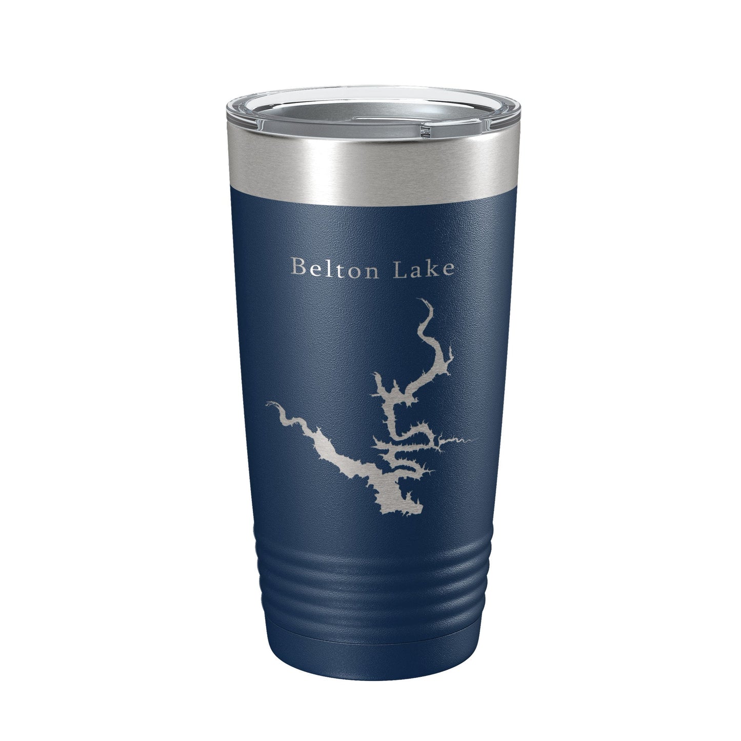 Belton Lake Map Tumbler Travel Mug Insulated Laser Engraved Coffee Cup Texas 20 oz-8