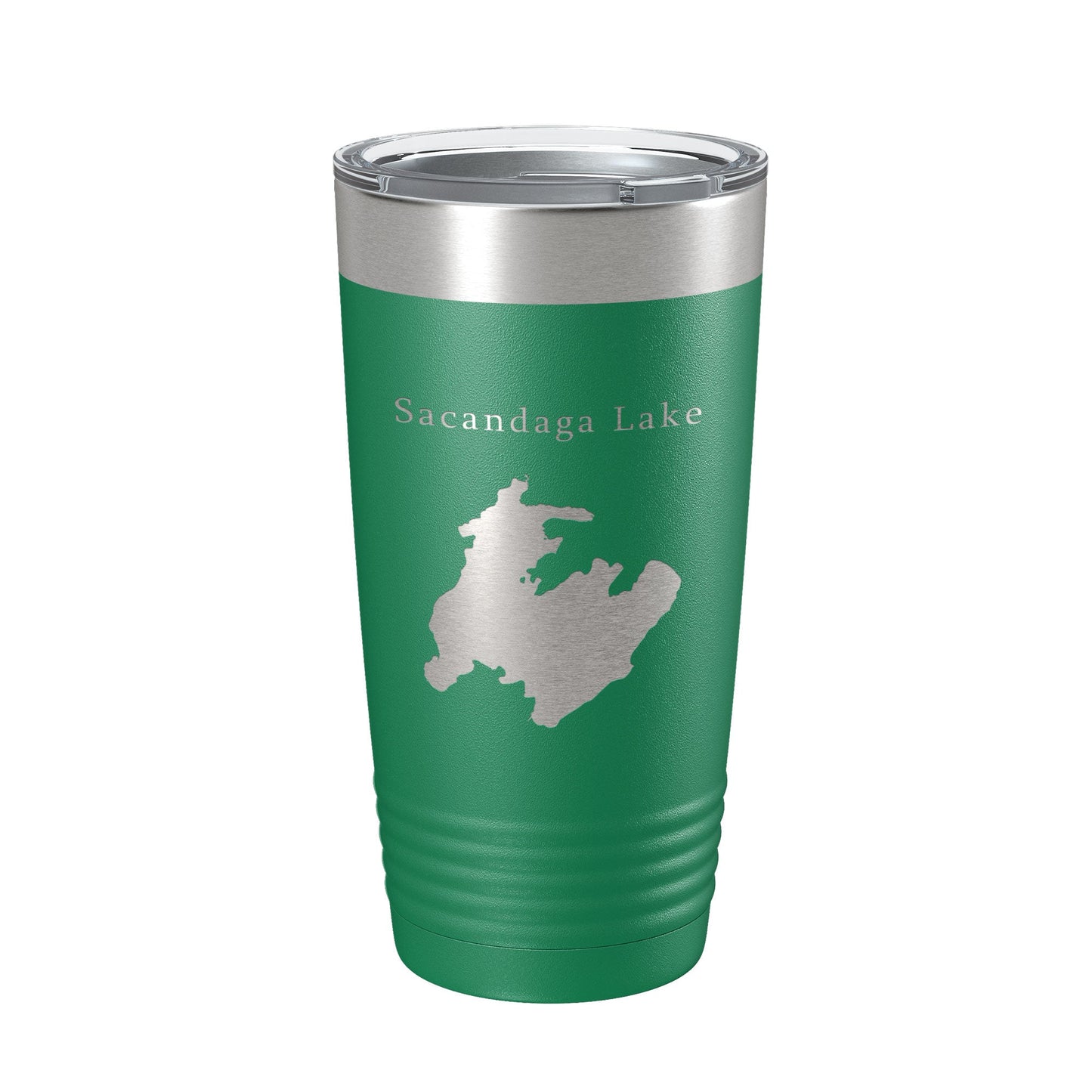 Sacandaga Lake Map Tumbler Travel Mug Insulated Laser Engraved Coffee Cup New York 20 oz-9