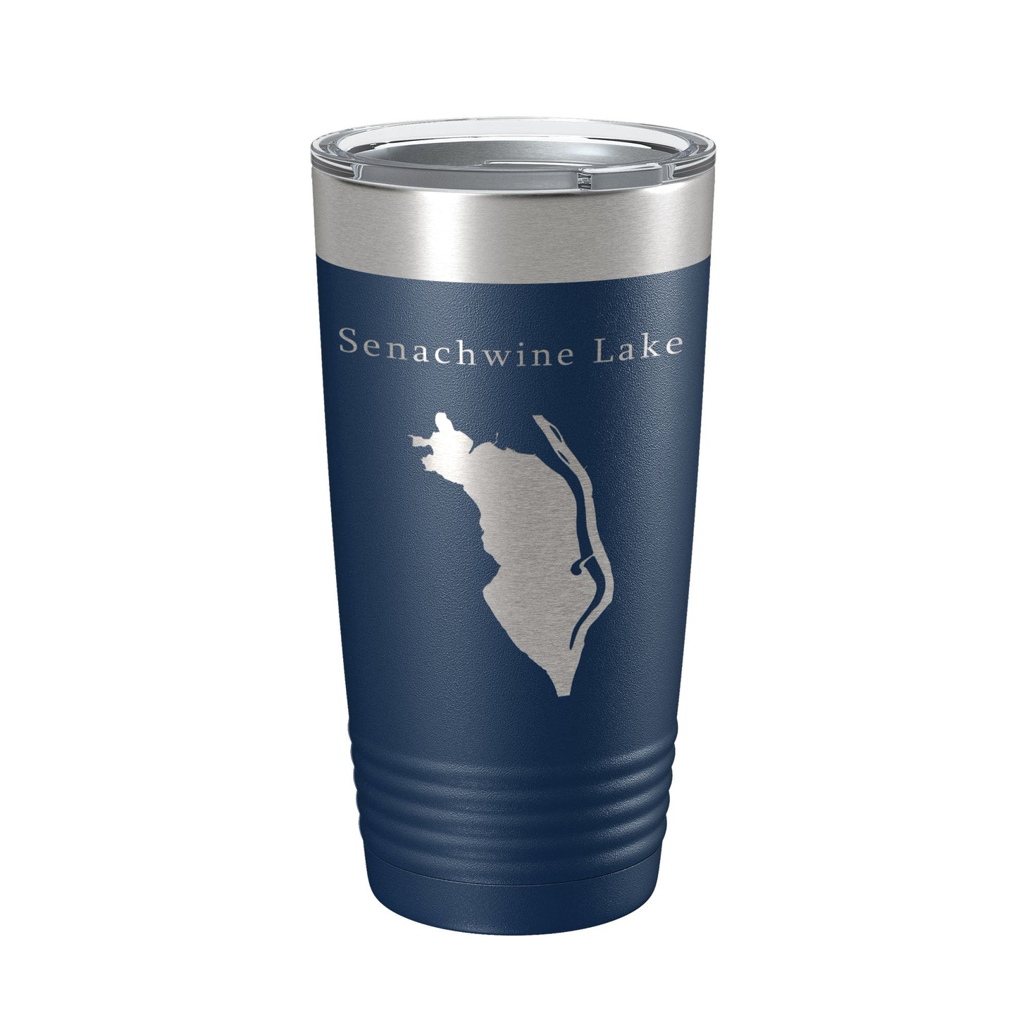 Senachwine Lake Map Tumbler Travel Mug Insulated Laser Engraved Coffee Cup Goose Swan Sawmill Lakes Illinois River 20 oz-2