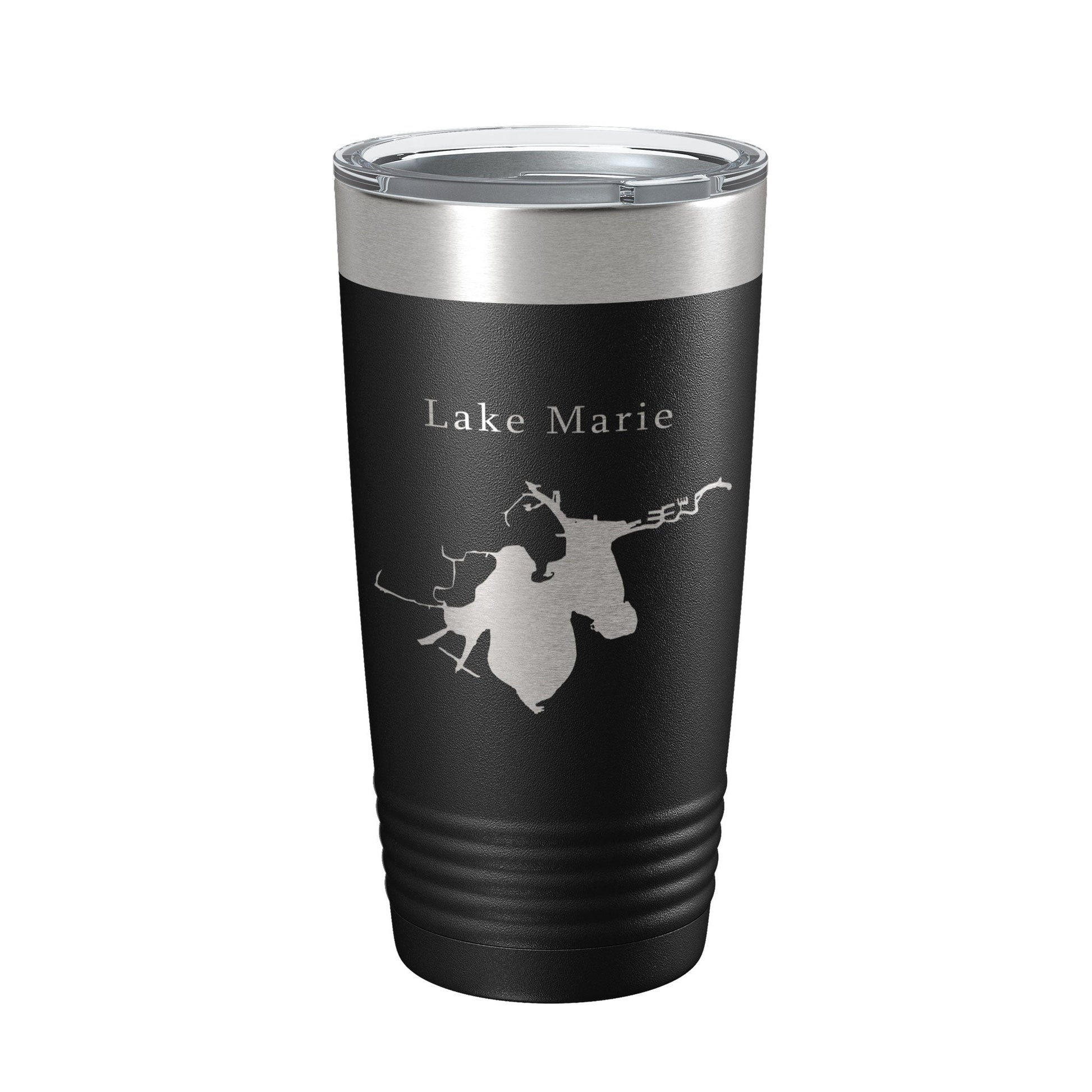 Lake Marie Map Tumbler Travel Mug Insulated Laser Engraved Coffee Cup Illinois 20 oz-5