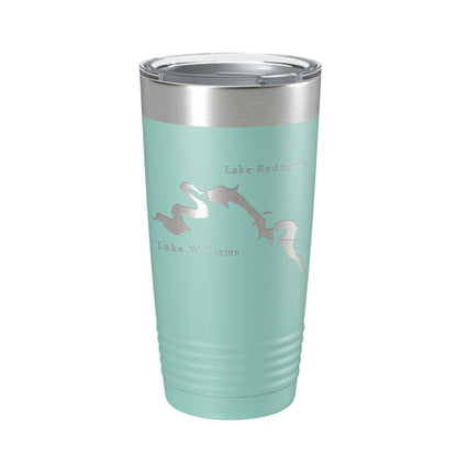Lakes Redman & Williams Map Tumbler Travel Mug Insulated Laser Engraved Coffee Cup Pennsylvania 20 oz-12