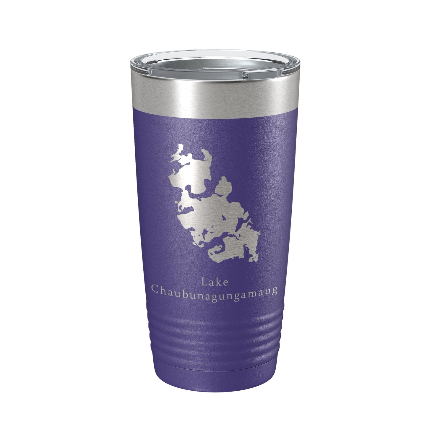 Lake Chaubunagungamaug Map Tumbler Travel Mug Insulated Laser Engraved Coffee Cup Massachusetts 20 oz-15