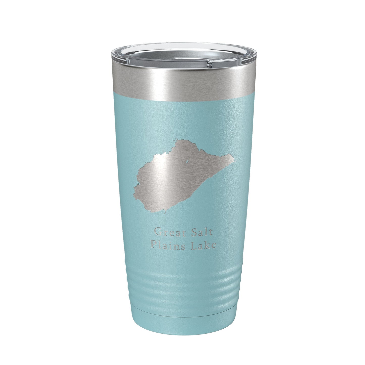 Great Salt Plains Lake Map Tumbler Travel Mug Insulated Laser Engraved Coffee Cup Oklahoma 20 oz-13