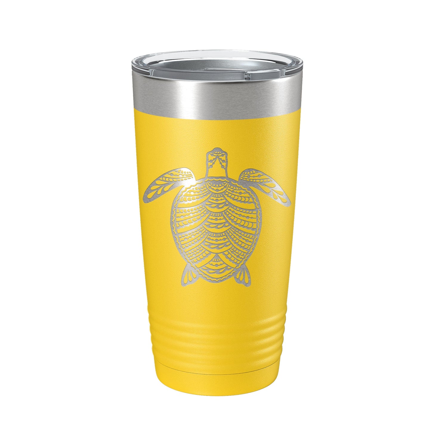 Sea Turtle Tumbler Zentangle Travel Mug Insulated Laser Engraved Coffee Cup 20 oz-19