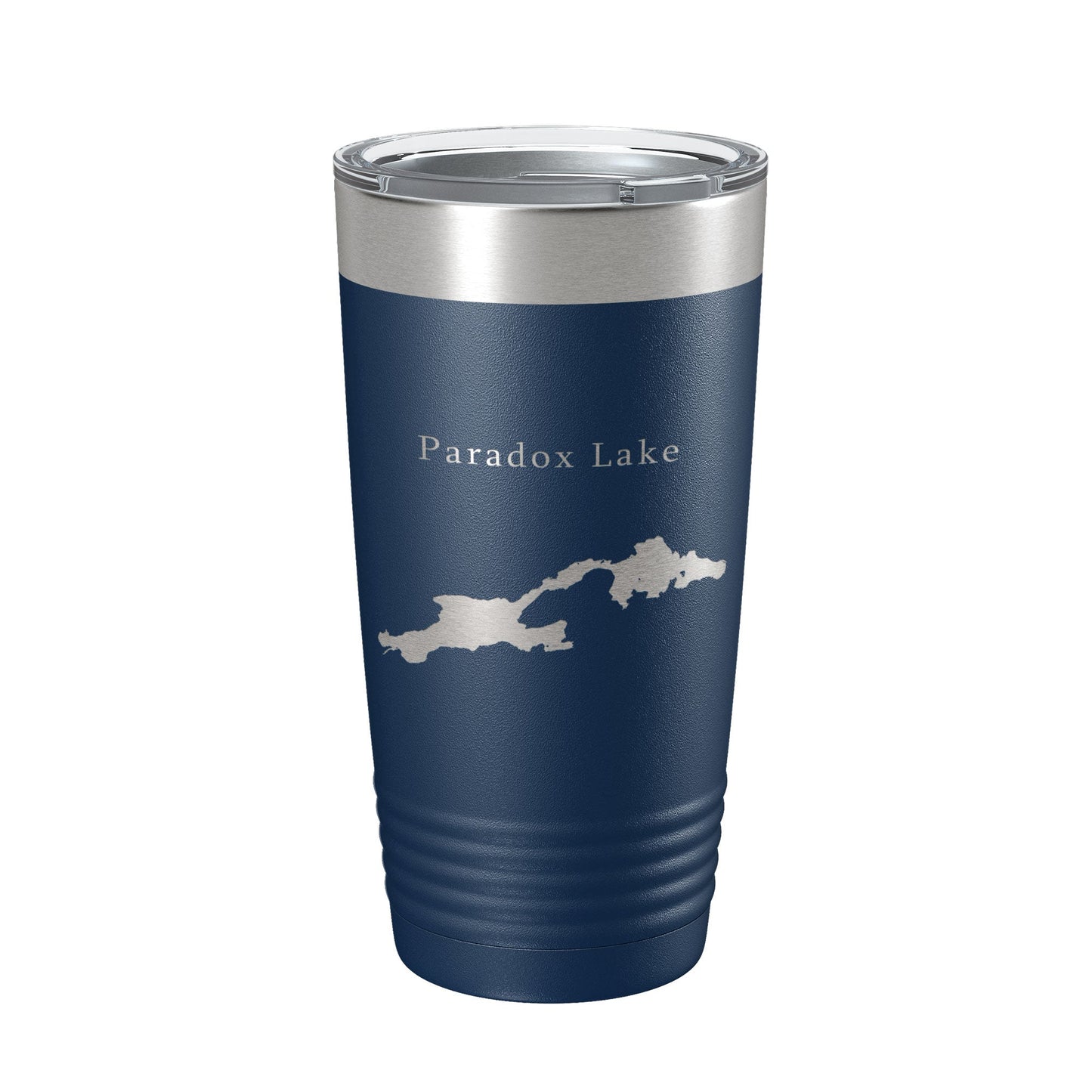 Paradox Lake Map Tumbler Travel Mug Insulated Laser Engraved Coffee Cup New York 20 oz-2