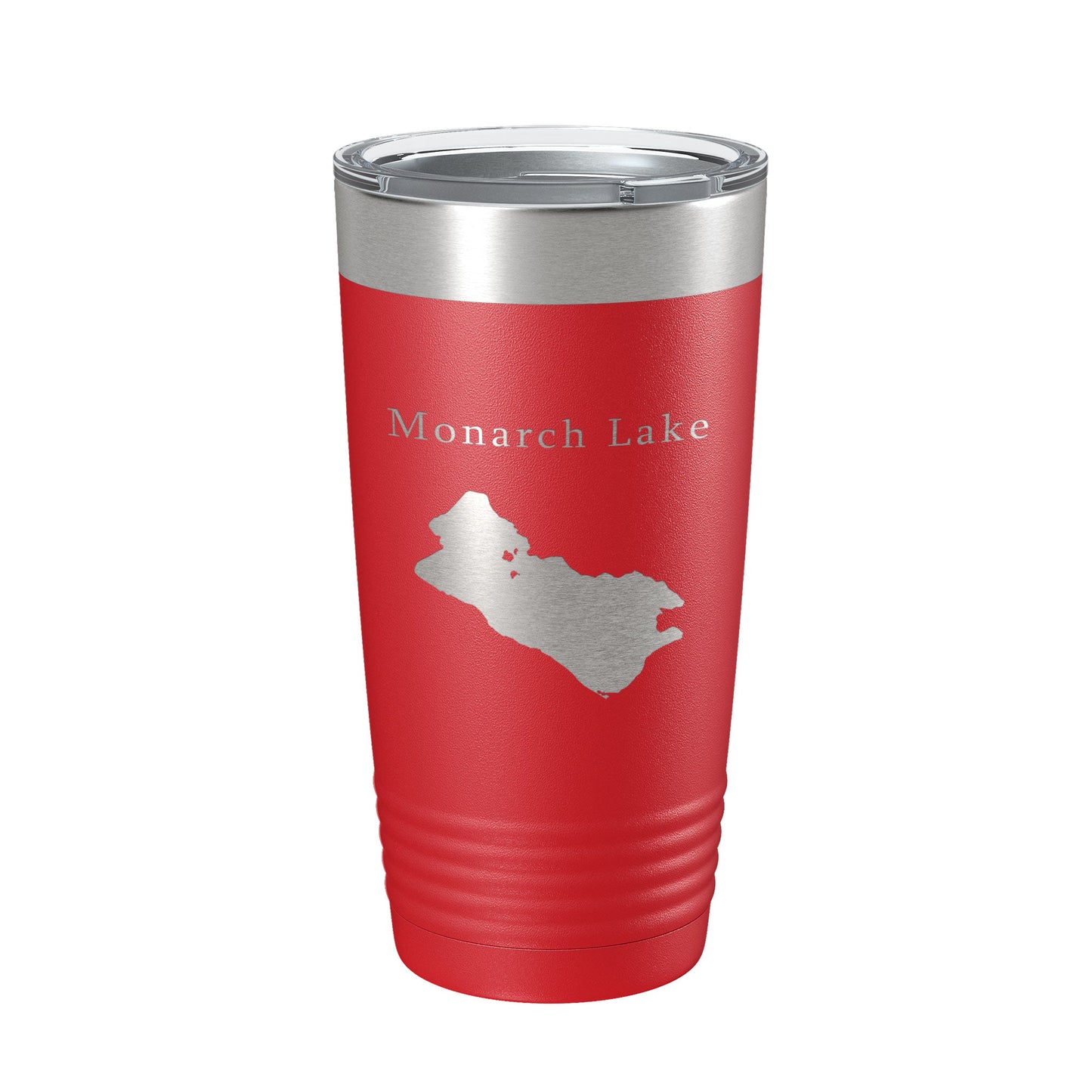 Monarch Lake Map Tumbler Travel Mug Insulated Laser Engraved Coffee Cup Colorado 20 oz-10