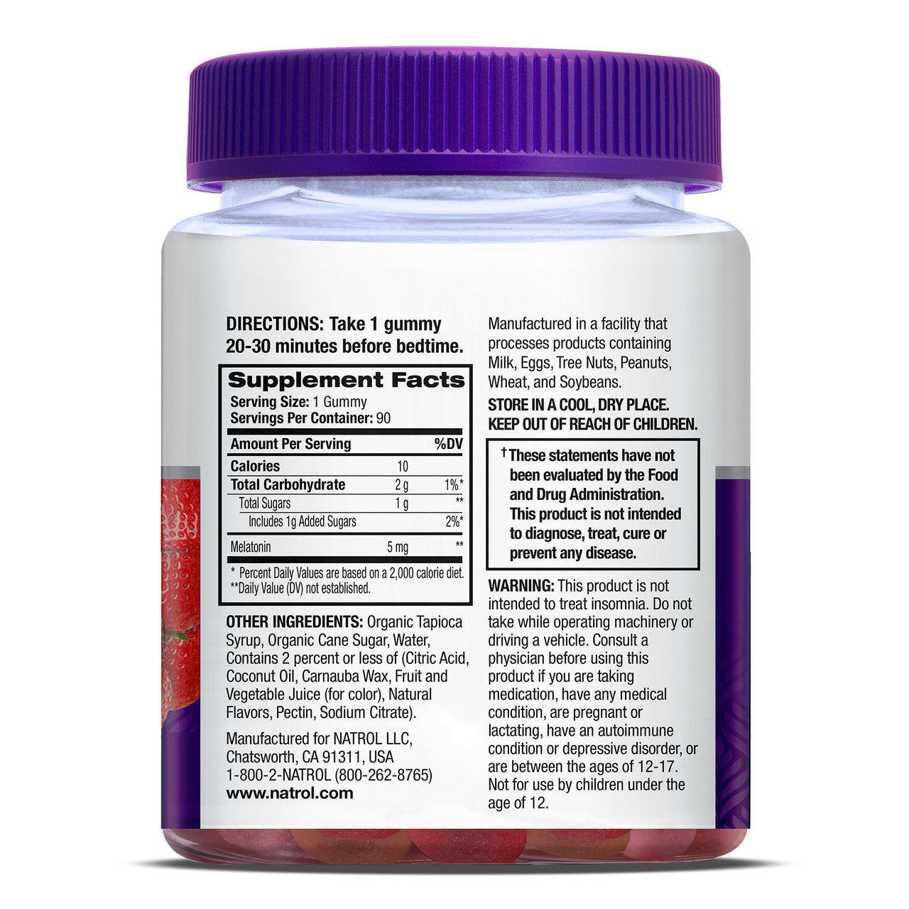 NTRL MELATONIN GUMM 5MG ( 1 X 90 CT   )-3