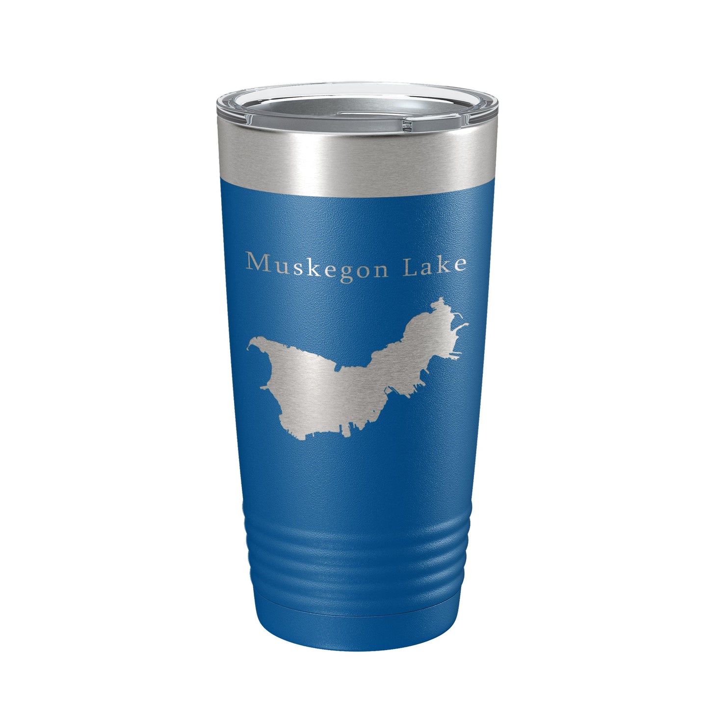 Muskegon Lake Map Tumbler Travel Mug Insulated Laser Engraved Coffee Cup Michigan 20 oz-6