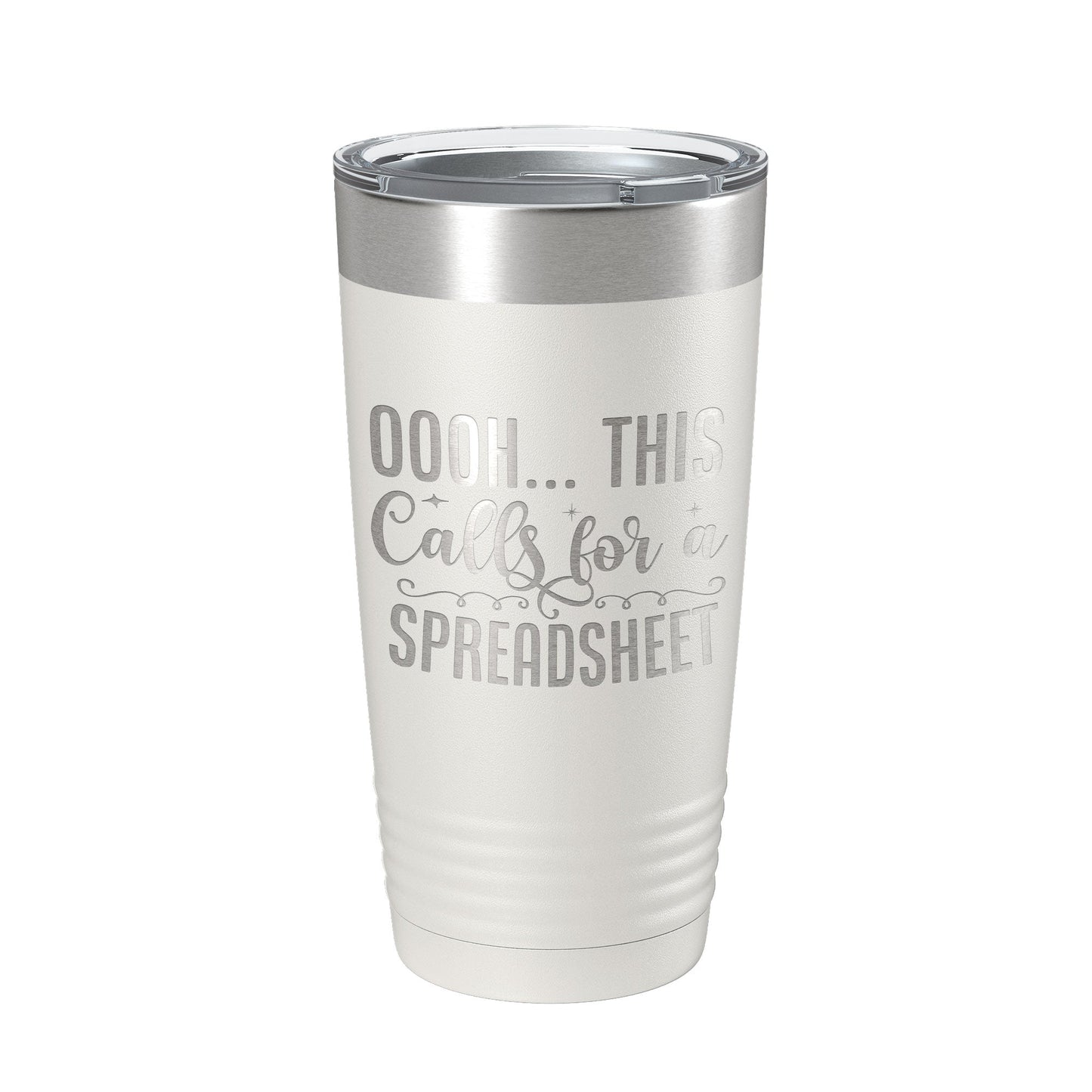 Oooh This Calls For A Spreadsheet Tumbler Travel Mug Insulated Laser Engraved Funny Accountant Bookkeeper CPA Gift Coffee Cup 20 oz-1