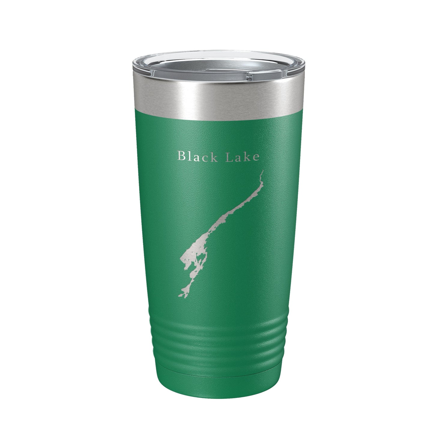 Black Lake Map Tumbler Travel Mug Insulated Laser Engraved Coffee Cup New York 20 oz-9