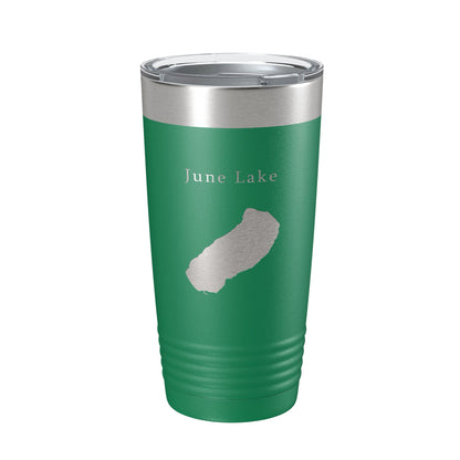 June Lake Map Tumbler Travel Mug Insulated Laser Engraved Coffee Cup California 20 oz-9
