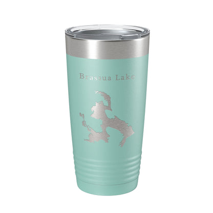 Brassua Lake Map Tumbler Travel Mug Insulated Laser Engraved Coffee Cup Maine Moose River 20 oz-12
