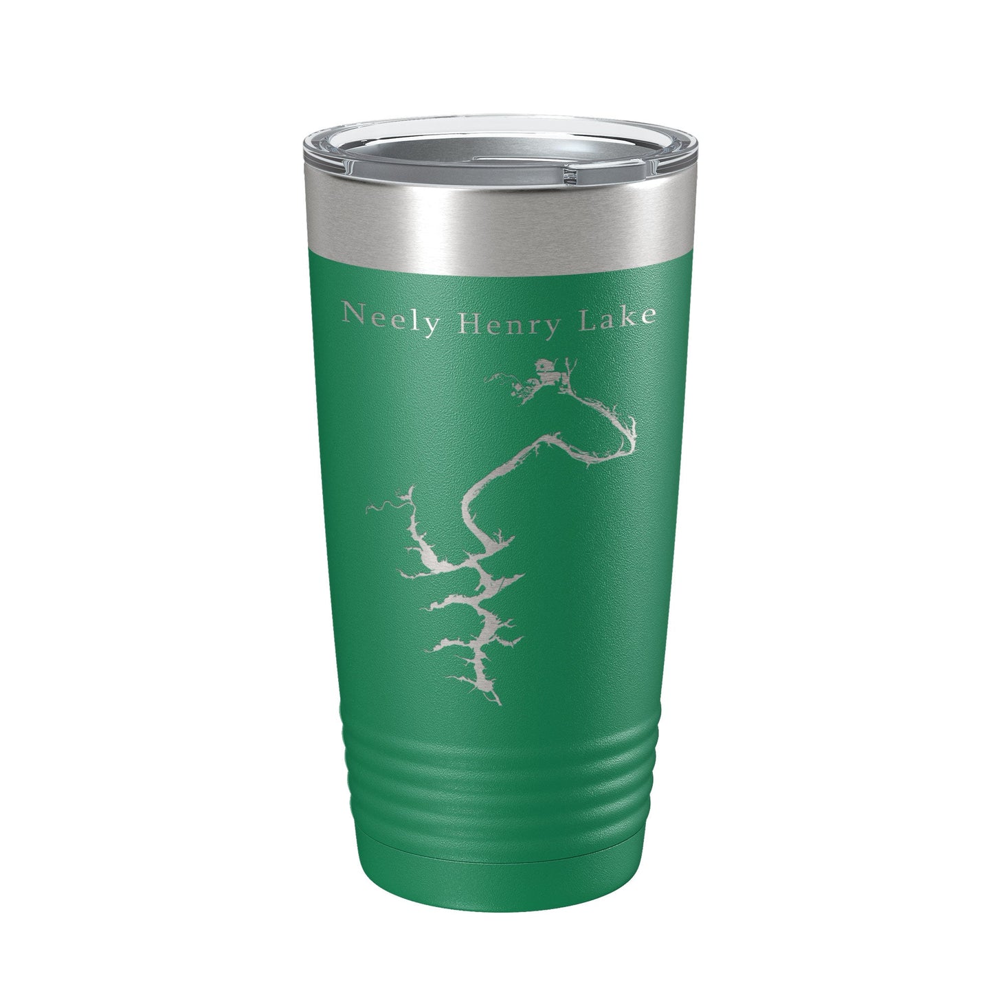 Neely Henry Lake Map Tumbler Travel Mug Insulated Laser Engraved Coffee Cup Alabama 20 oz-9