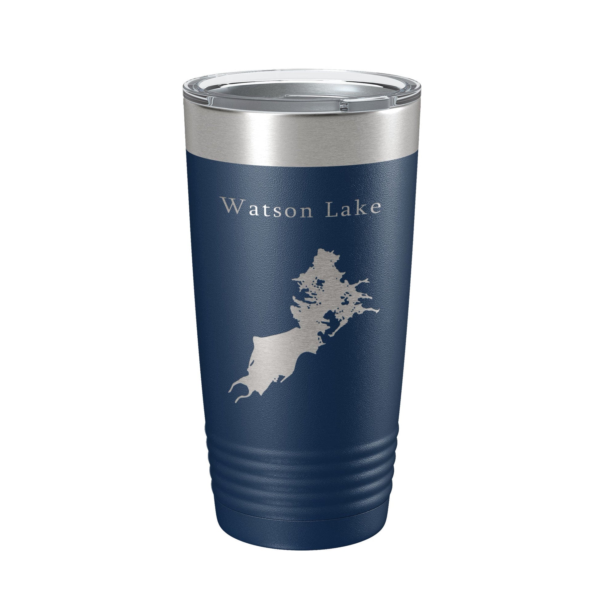 Watson Lake Map Tumbler Travel Mug Insulated Laser Engraved Coffee Cup Arizona 20 oz-2