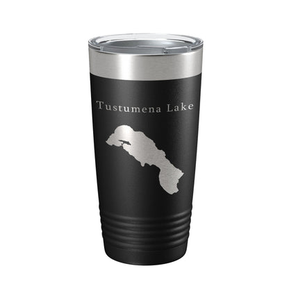 Tustumena Lake Map Tumbler Travel Mug Insulated Laser Engraved Coffee Cup Alaska 20 oz-5