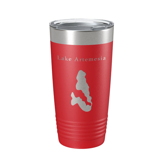 Lake Artemesia Map Tumbler Travel Mug Insulated Laser Engraved Coffee Cup Maryland 20 oz-10