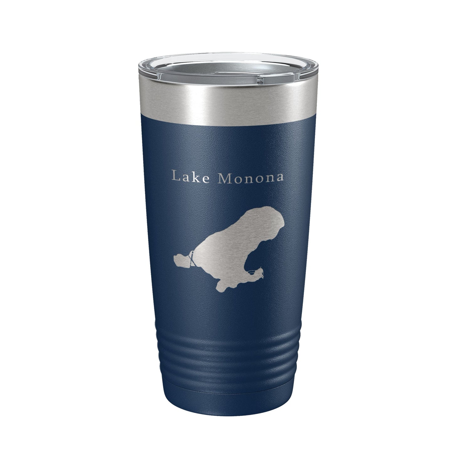 Lake Monona Map Tumbler Travel Mug Insulated Laser Engraved Coffee Cup Wisconsin 20 oz-8