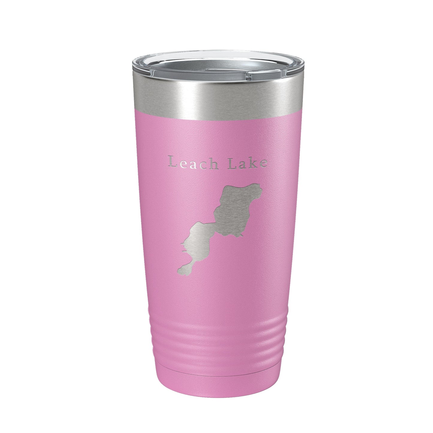 Leach Lake Map Tumbler Travel Mug Insulated Laser Engraved Coffee Cup Michigan 20 oz-14