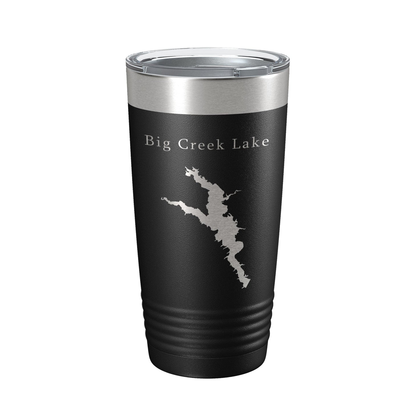 Big Creek Lake Map Tumbler Travel Mug Insulated Laser Engraved Coffee Cup Iowa 20 oz-5