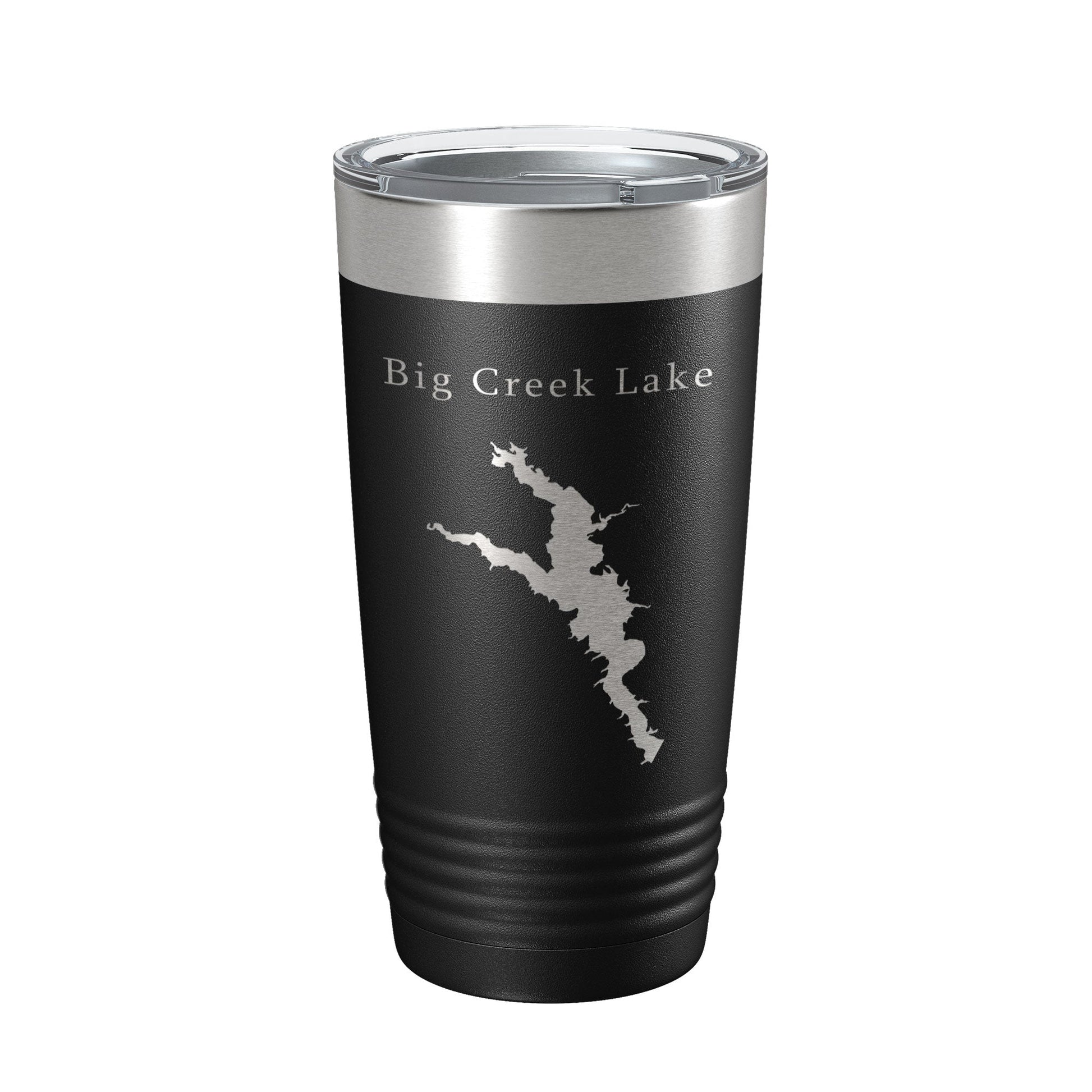 Big Creek Lake Map Tumbler Travel Mug Insulated Laser Engraved Coffee Cup Iowa 20 oz-5