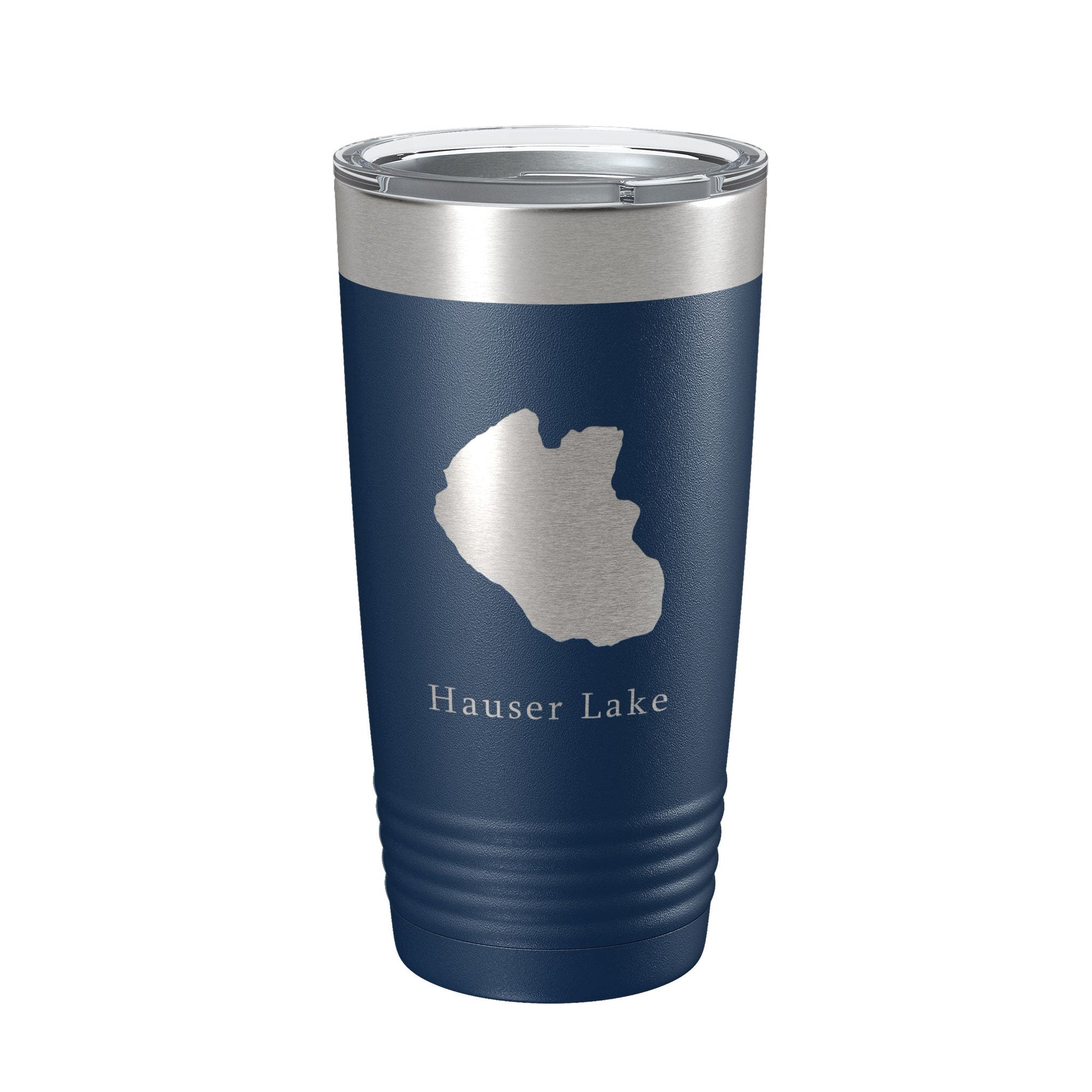Hauser Lake Map Tumbler Travel Mug Insulated Laser Engraved Coffee Cup Idaho 20 oz-2