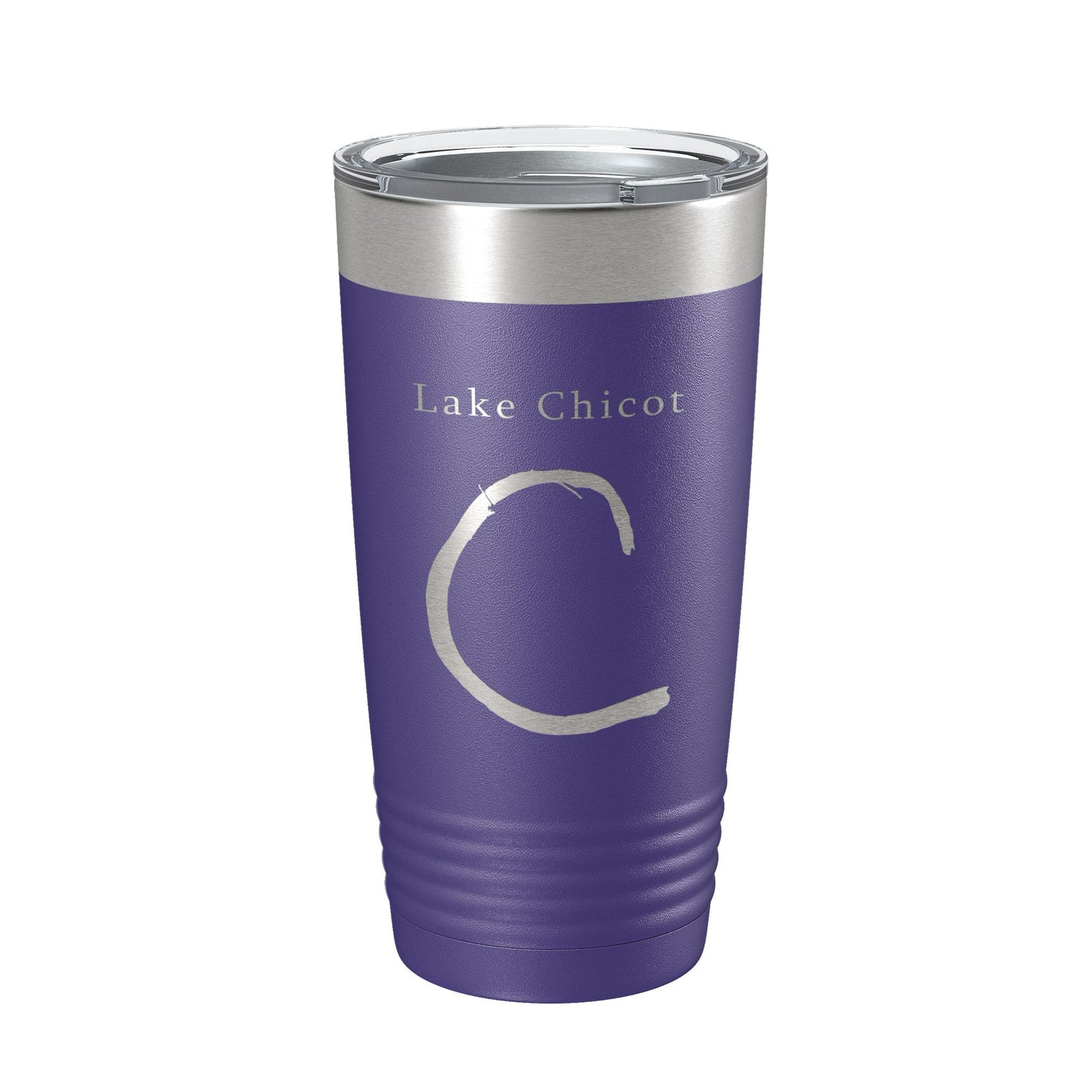 Lake Chicot Map Tumbler Travel Mug Insulated Laser Engraved Coffee Cup Arkansas 20 oz-15