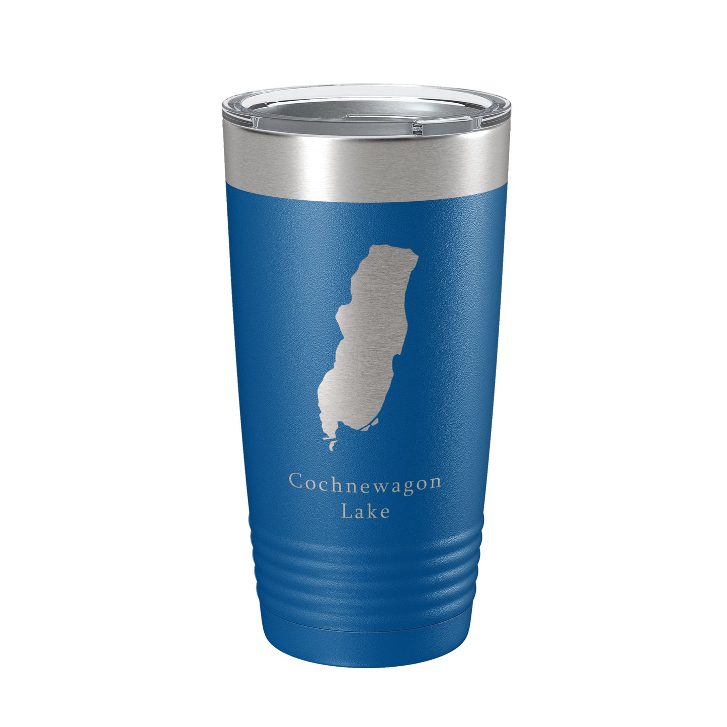 Cochnewagon Lake Pond Map Tumbler Travel Mug Insulated Laser Engraved Coffee Cup Maine 20 oz-6