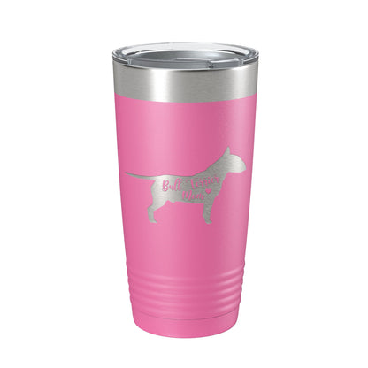 Bull Terrier Mom Tumbler Dog Travel Mug Gift Insulated Laser Engraved Coffee Cup 20 oz-11