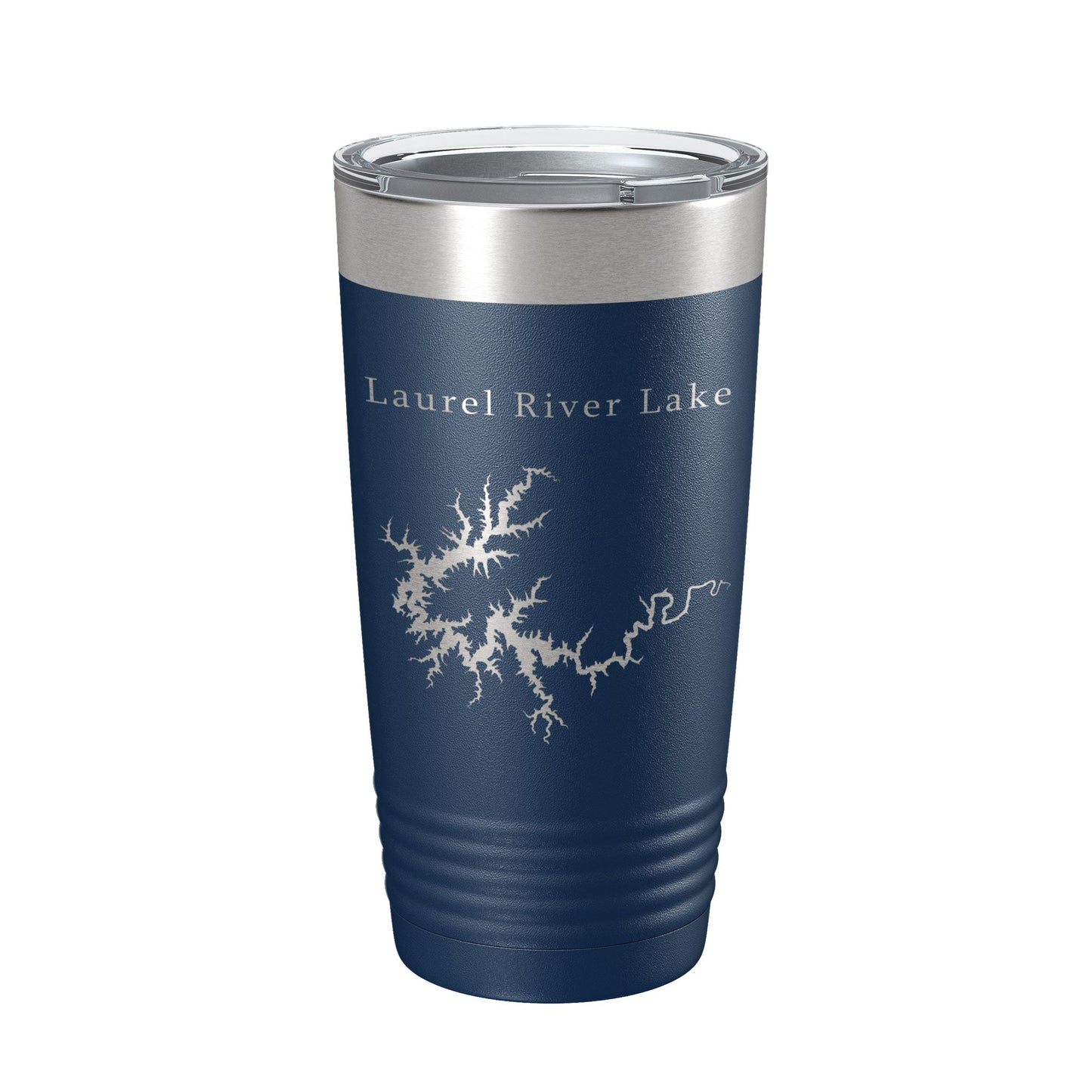 Laurel River Lake Map Tumbler Travel Mug Insulated Laser Engraved Coffee Cup Kentucky 20 oz-8