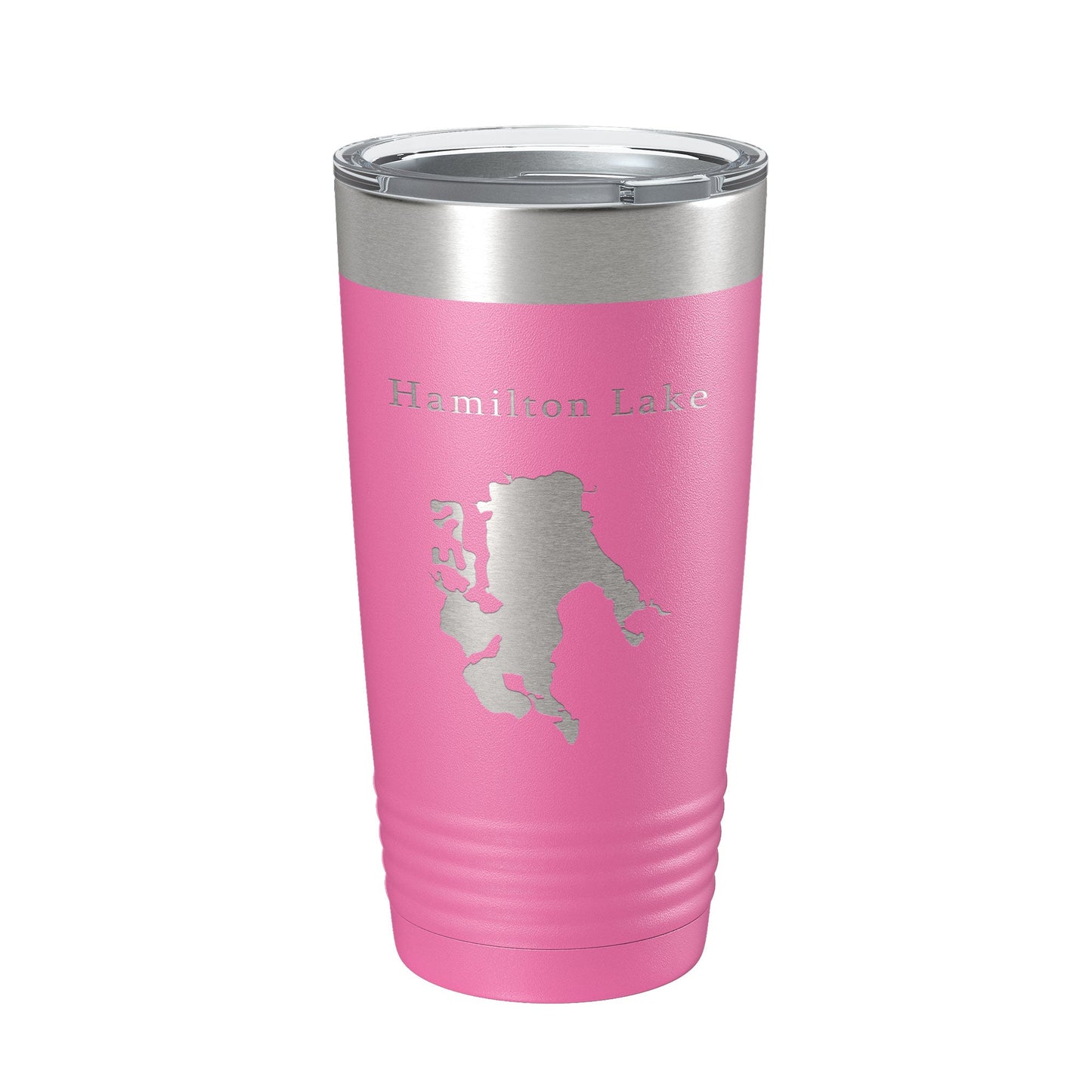 Hamilton Lake Map Tumbler Travel Mug Insulated Laser Engraved Coffee Cup Indiana 20 oz-11