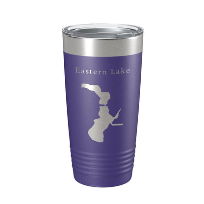Eastern Lake Map Tumbler Travel Mug Insulated Laser Engraved Coffee Cup Florida 20 oz-15