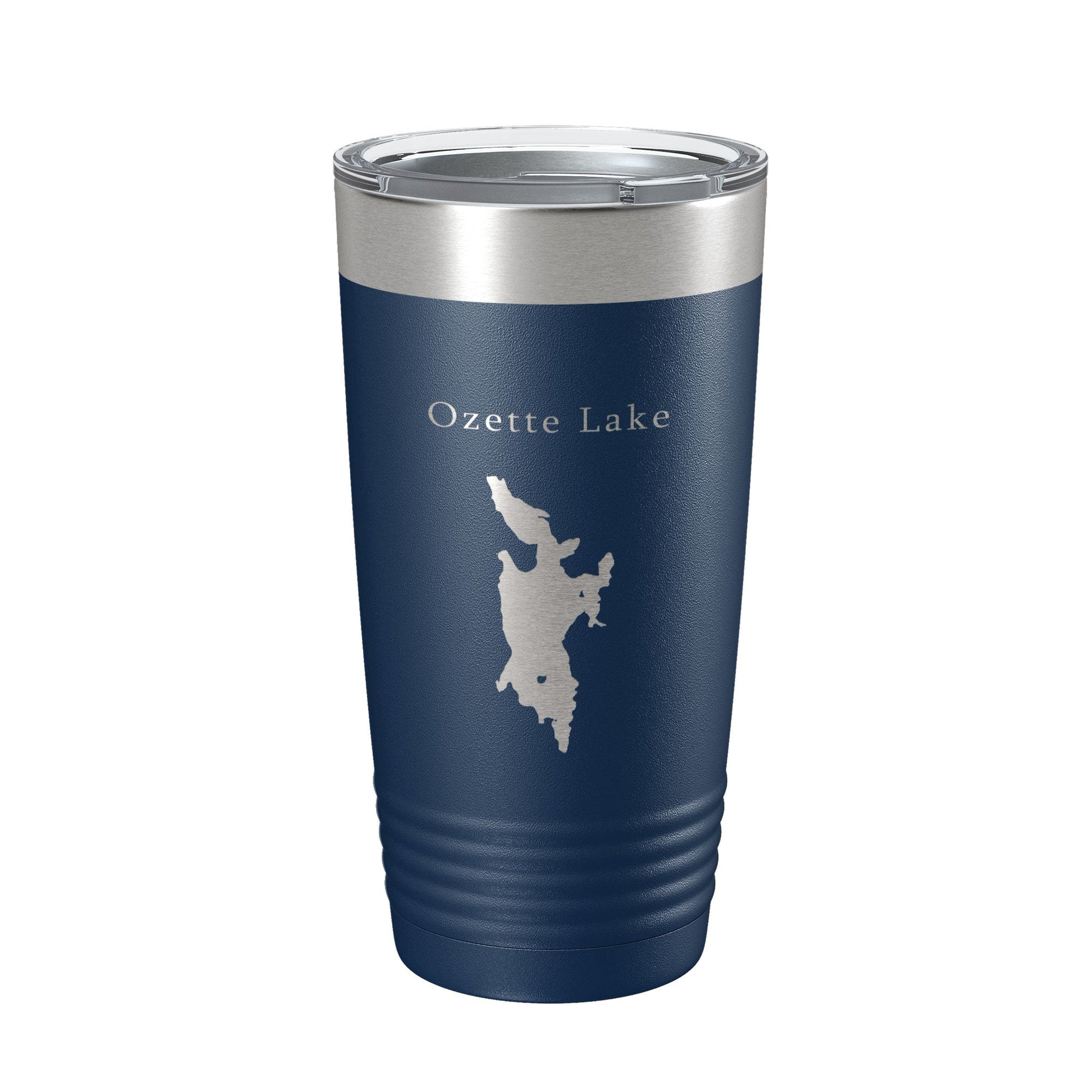 Ozette Lake Map Tumbler Travel Mug Insulated Laser Engraved Coffee Cup Washington 20 oz-2