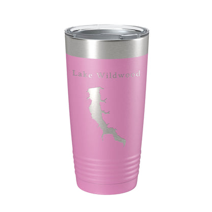 Lake Wildwood Map Tumbler Travel Mug Insulated Laser Engraved Coffee Cup Illinois 20 oz-14