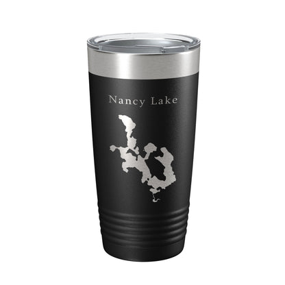 Nancy Lake Map Tumbler Travel Mug Insulated Laser Engraved Coffee Cup Alaska 20 oz-5
